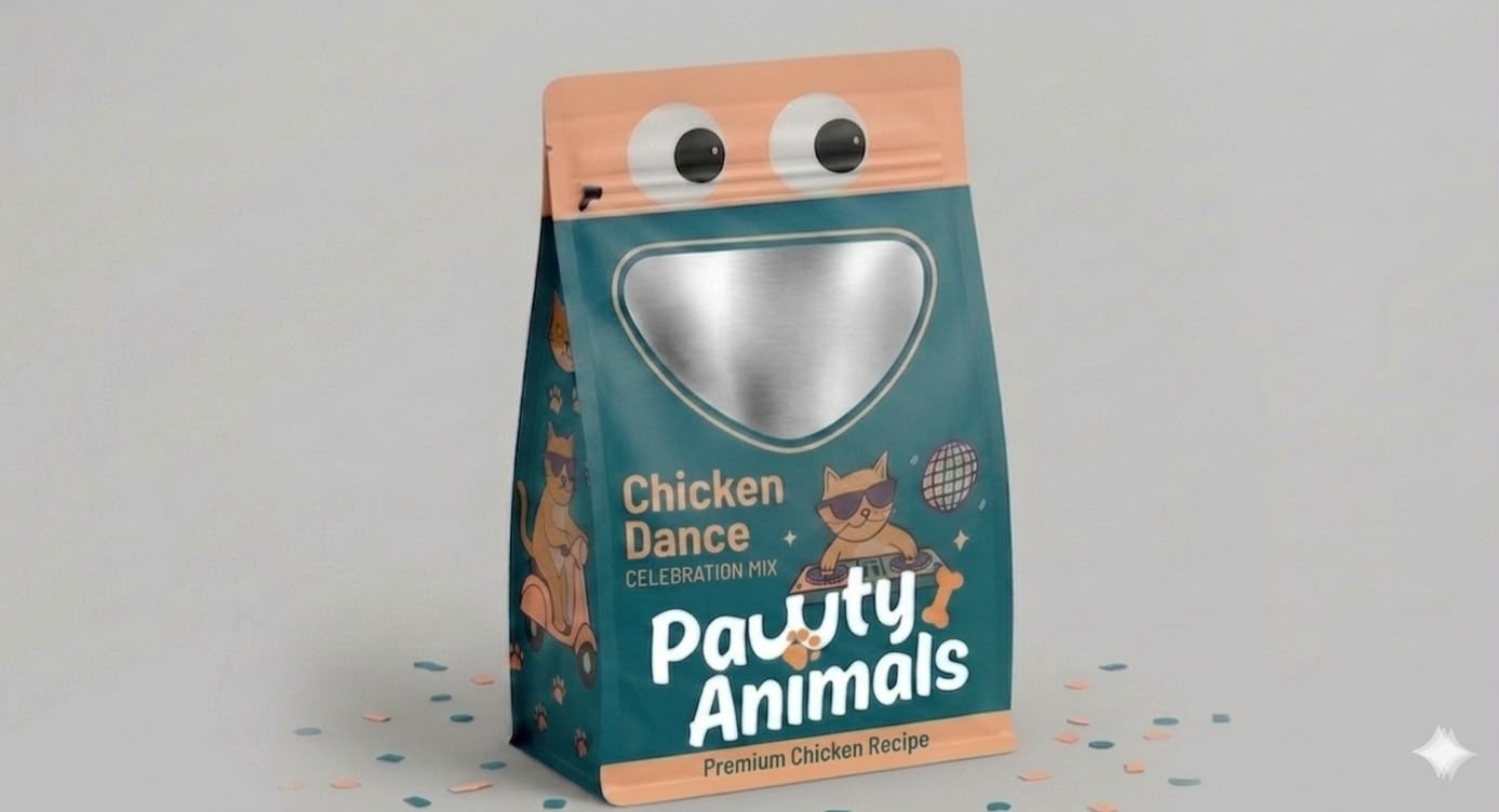 Chicken Dance pouch
